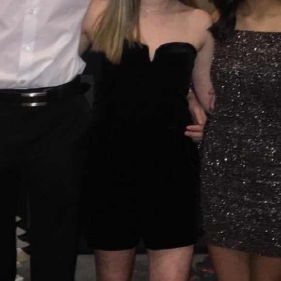 Dynamite Velvet Romper - Picture 3 of 3